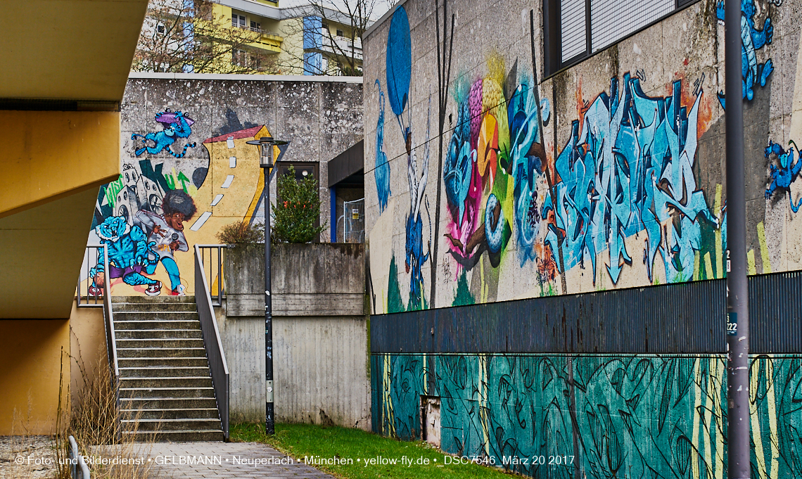 21.03.2017 - Abrissbaustelle Quiddezentrum in Neuperlach
